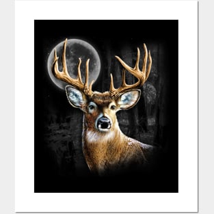 Midnight Deer Posters and Art